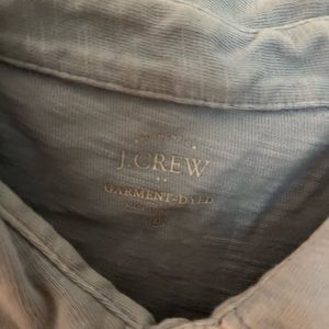 J Crew Garment Dyed Cotton Polo Shirt